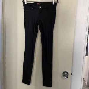 Super Stretch Dark Wash Almost Black Jeggings Mid Rise Size S